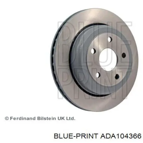 Гальмівні диски ADA104366 Blue Print