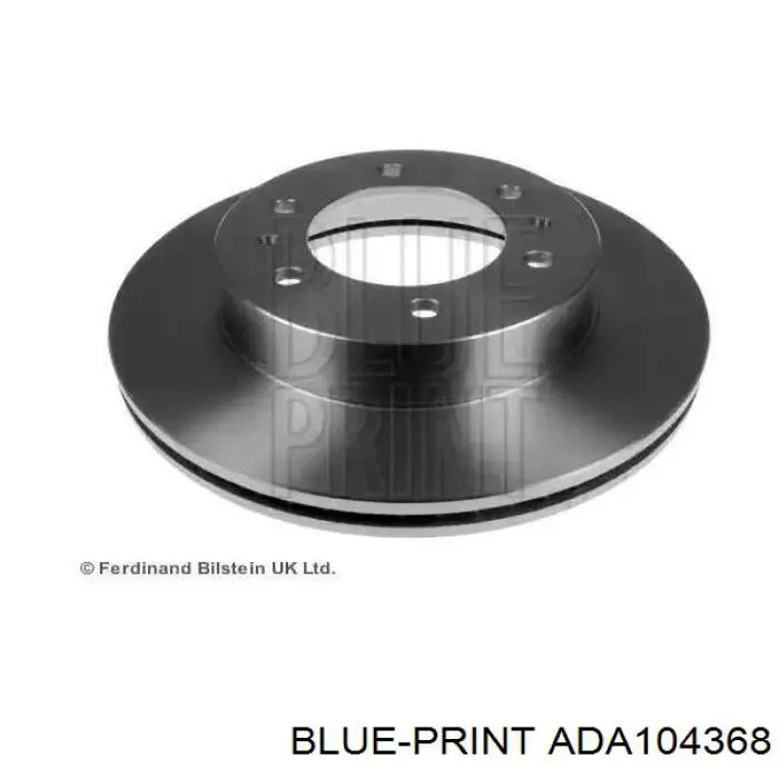 Диск гальмівний передній Blue Print ADA104368