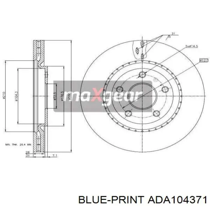 Диск переднього гальма Zimmermann 230238452 ціна, від 75.39 USD