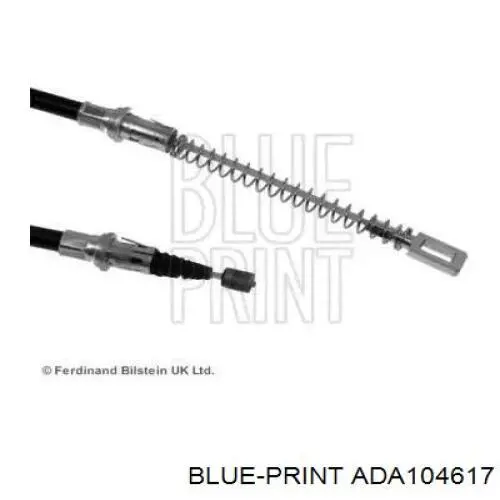 Трос ручного гальма задній, лівий ADA104617 Blue Print