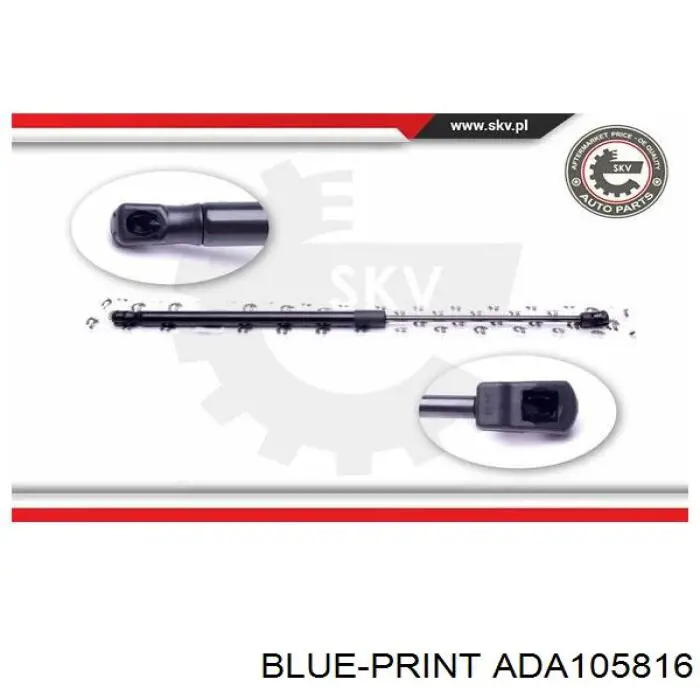 Амортизатор багажника ADA105816 Blue Print