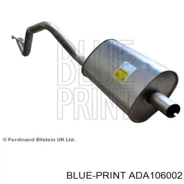 Вихлопна труба Blue Print ADA106002 ціна, від 171.00 USD