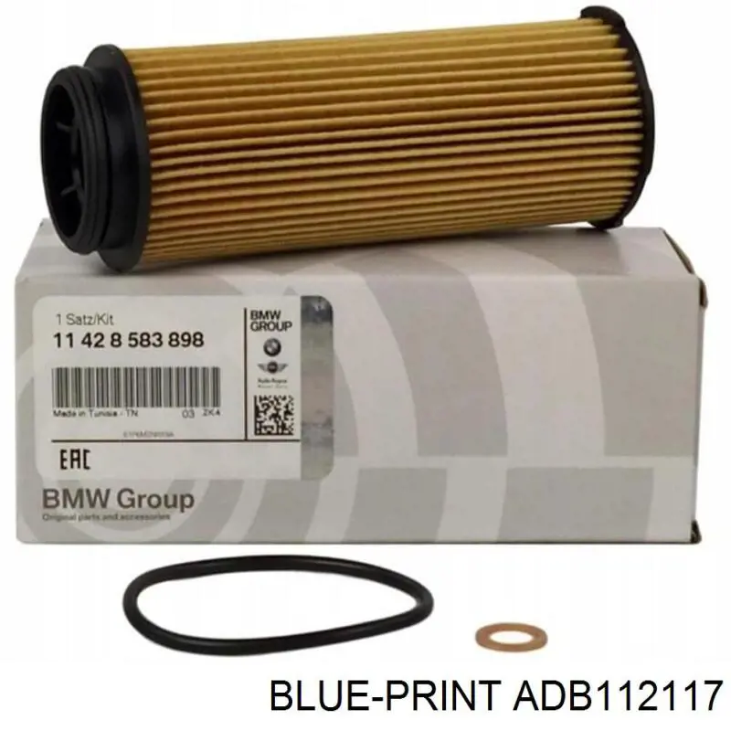 Фільтр масляний Blue Print ADB112117