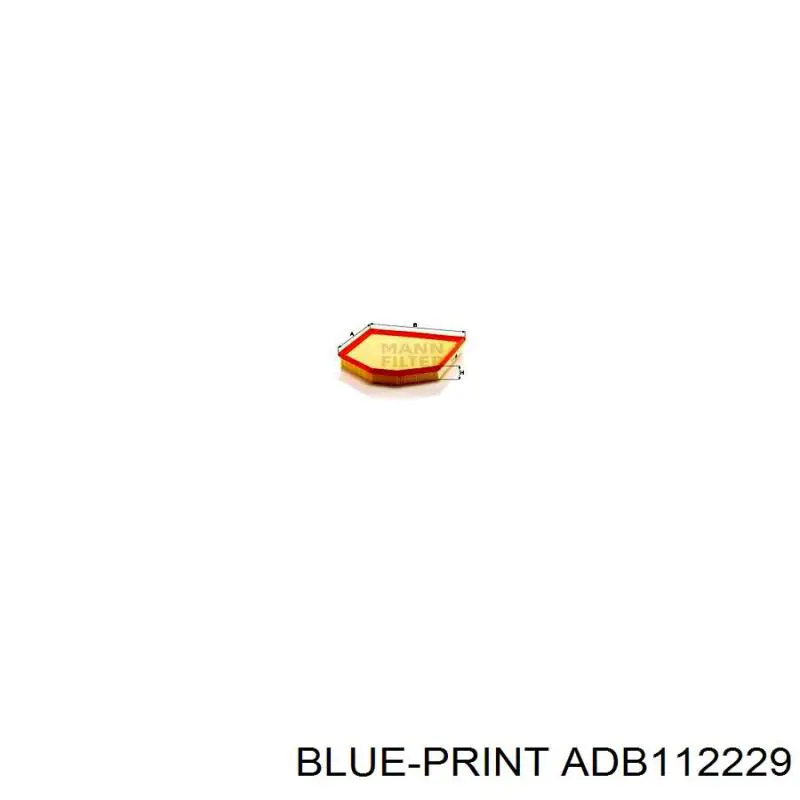 Фільтр повітряний Blue Print ADB112229