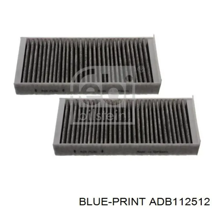 Купити ADB112512 Blue Print Фільтр салону вугільний