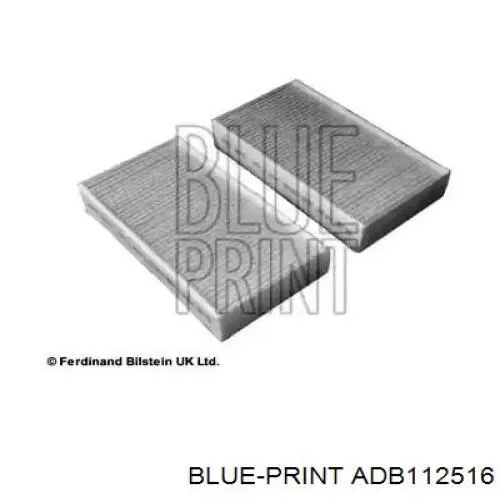 Купити ADB112516 Blue Print Фільтр салону вугільний