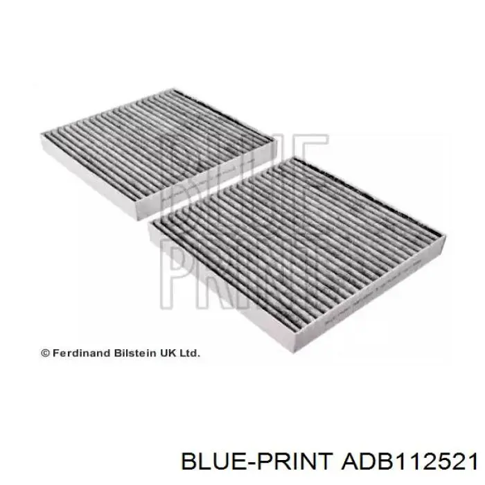 Фільтр повітряний обігрівача Blue Print ADB112521 ціна, від 12.92 USD