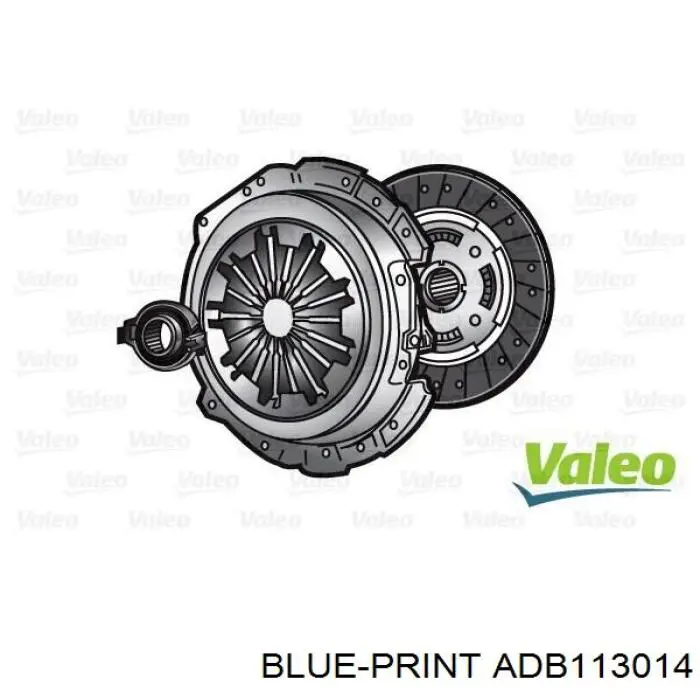 ADB113014 Blue Print комплект зчеплення (3 частини)