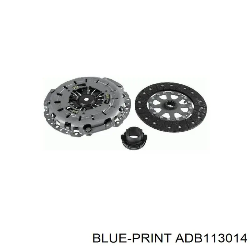 Комплект зчеплення (3 частини) Blue Print ADB113014 ціна, від 175.21 USD