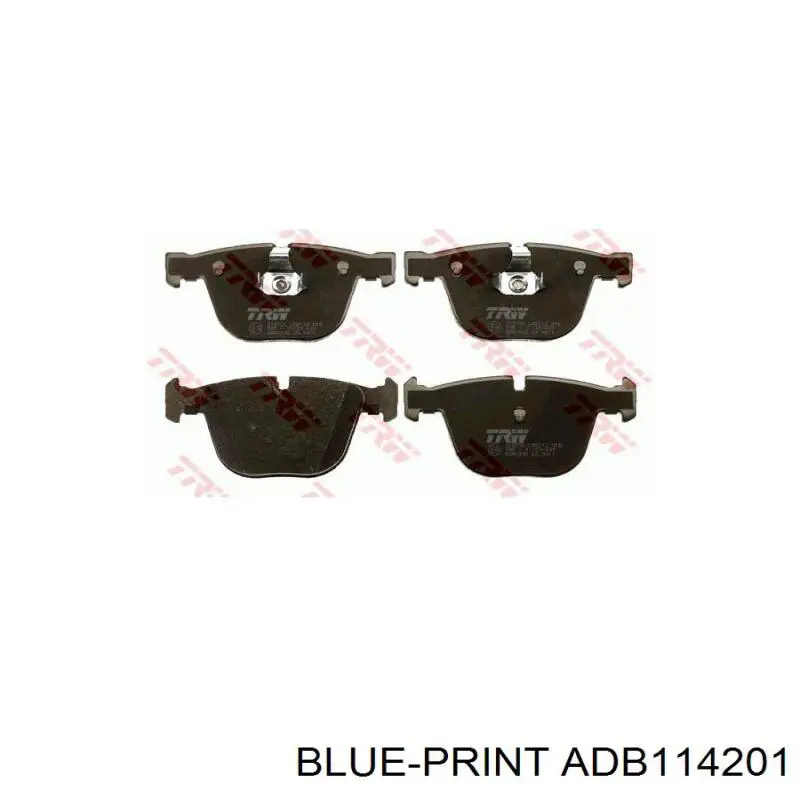Купити ADB114201 Blue Print Задні колодки