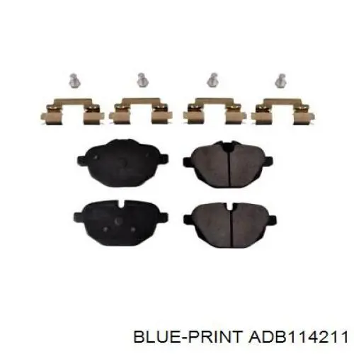 ADB114211 Blue Print колодки гальмові задні, дискові