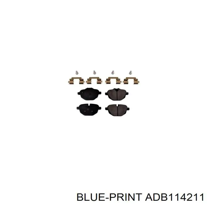 Задні гальмівні колодки Blue Print ADB114211 ціна, від 36.24 USD