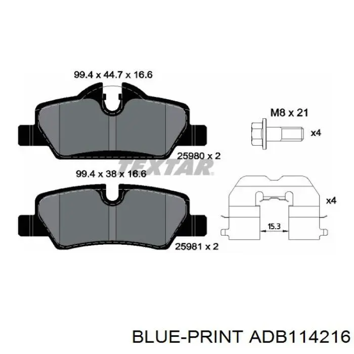 Задні гальмівні колодки Nibk PN0720 ціна, від 24.05 USD