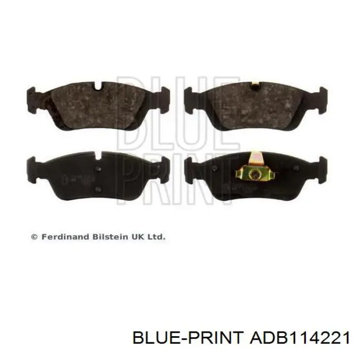 ADB114221 Blue Print Передні гальмівні колодки