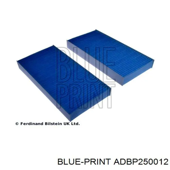 Фільтр повітряний обігрівача Blue Print ADBP250012 ціна, від 15.80 USD