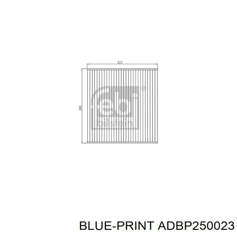 ADBP250023 Blue Print Внутрішньосалонний фільтр