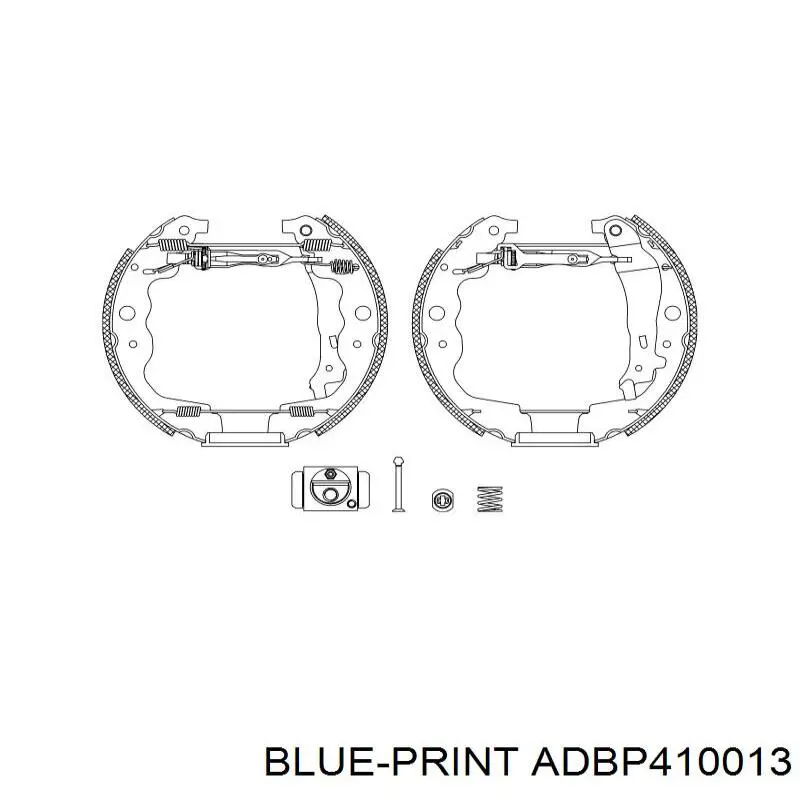 Купити ADBP410013 Blue Print Колодки гальмові задні, барабанні