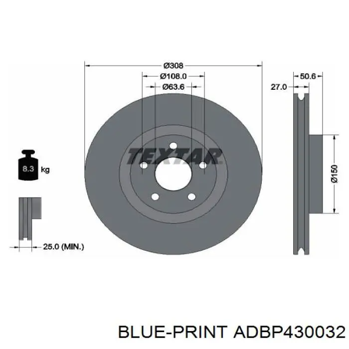 Купити BG5063C Delphi Ротор гальмівний