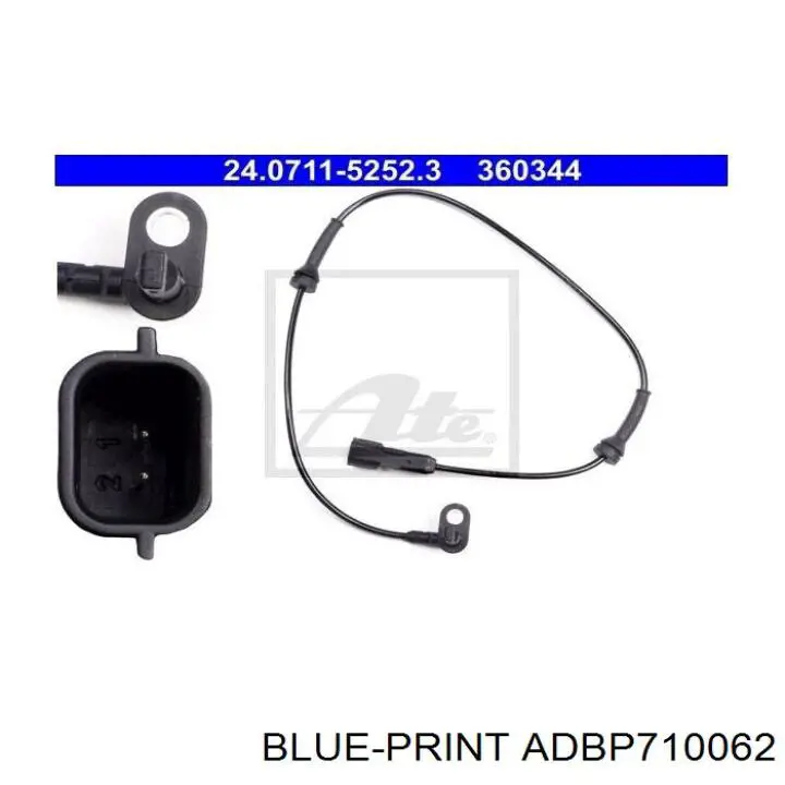 Датчик АБС (ABS) задній Blue Print ADBP710062 ціна, від 16.61 USD