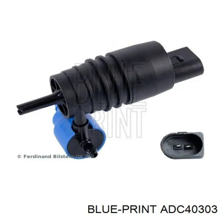 ADC40303 Blue Print насос-двигун омивача скла, перед/зад