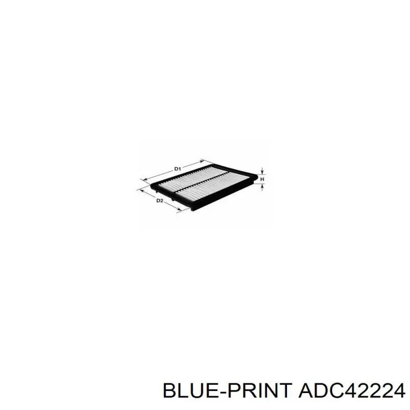 Купити ADC42224 Blue Print Автомобільний фільтр повітря