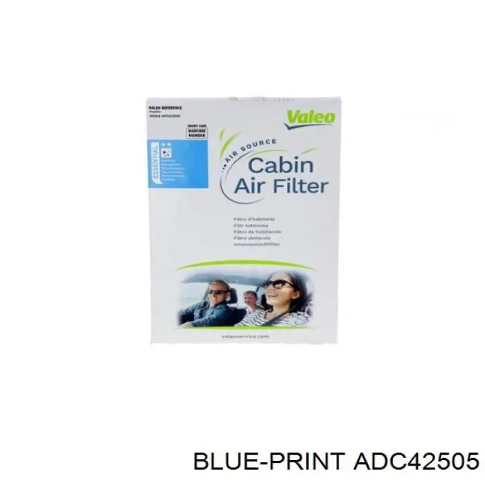 Фільтр салону ADC42505 Blue Print