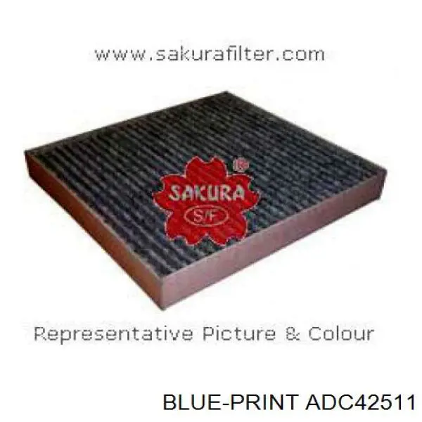 Купити ADC42511 Blue Print Фільтр салону вугільний