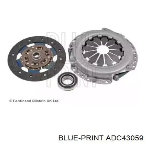Купити ADC43059 Blue Print Комплект зчеплення (диск, корзина, підшипник)