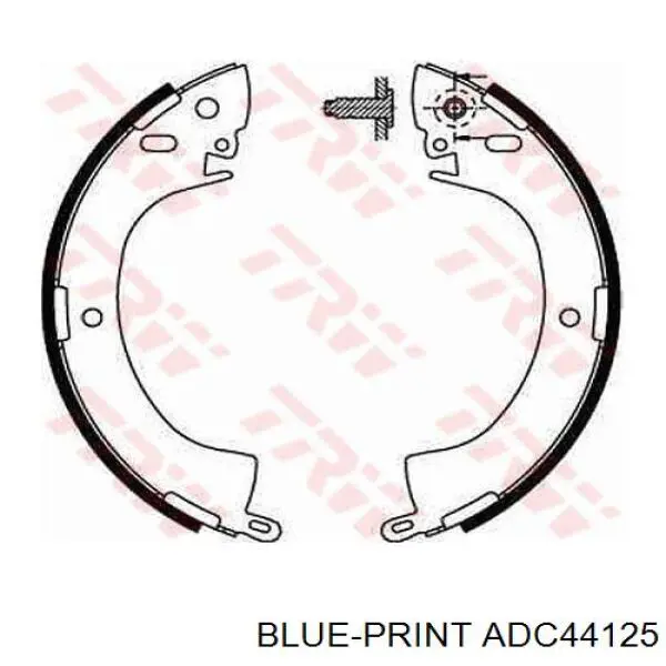 Колодки гальмові задні, барабанні ADC44125 Blue Print