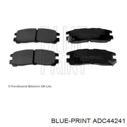 ADC44241 Blue Print колодки гальмові задні, дискові