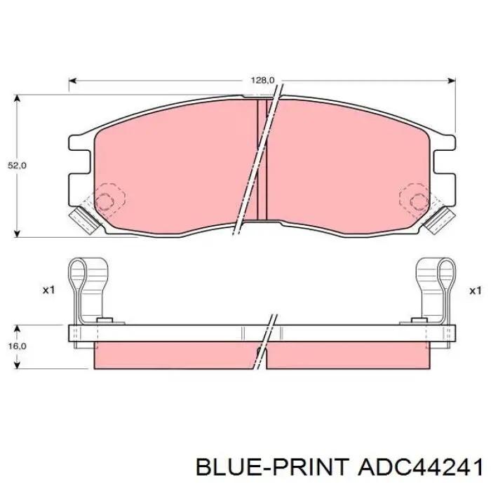 Задні гальмівні колодки Intelli D188E ціна, від 15.31 USD