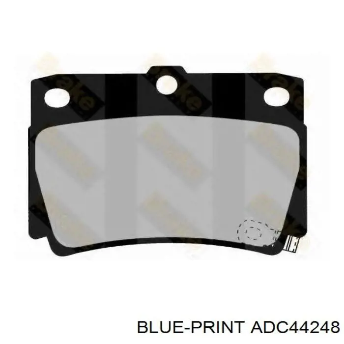 Купити ADC44248 Blue Print Задні колодки