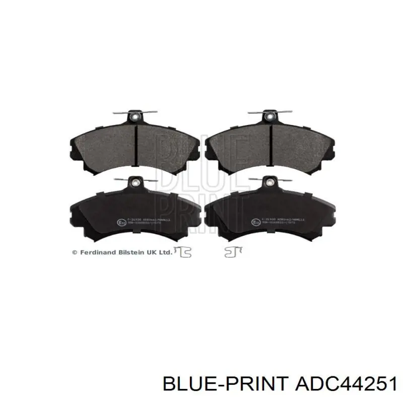 ADC44251 Blue Print колодки гальмівні передні, дискові