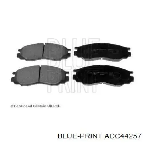 Передні тормозні колодки ADC44257 Blue Print