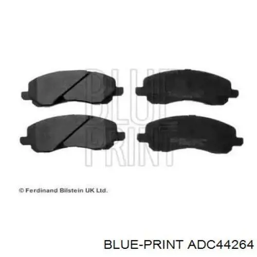 Купити ADC44264 Blue Print Колодки гальмівні передні, дискові