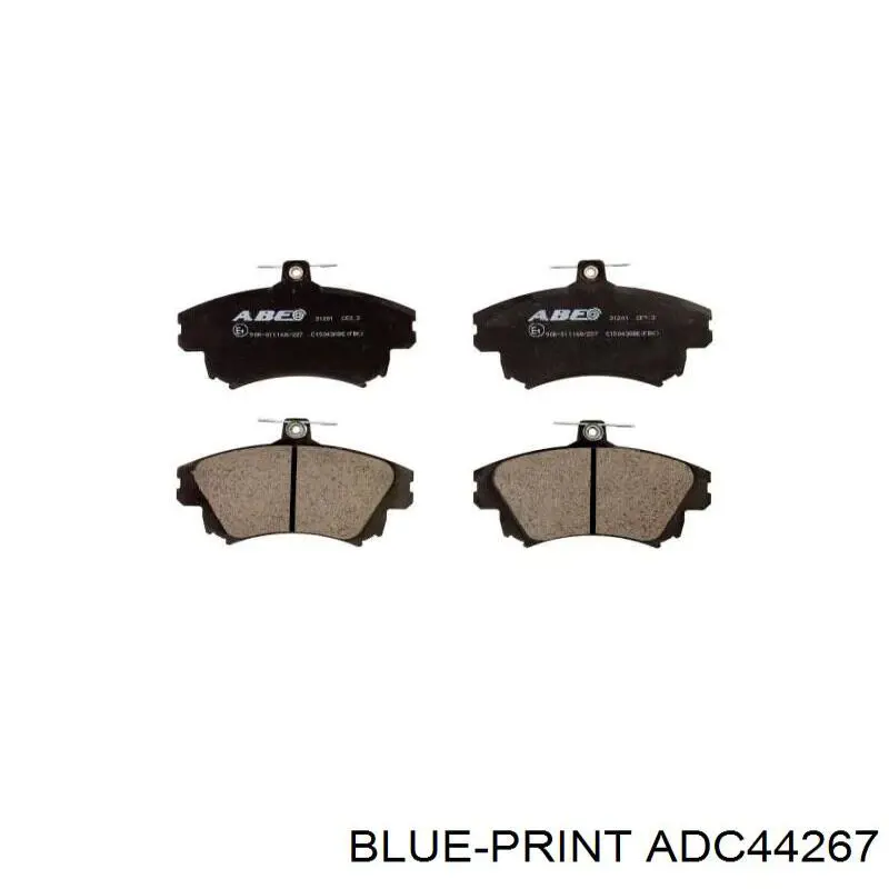 Гальмівні колодки Blue Print ADC44267 ціна, від 24.36 USD