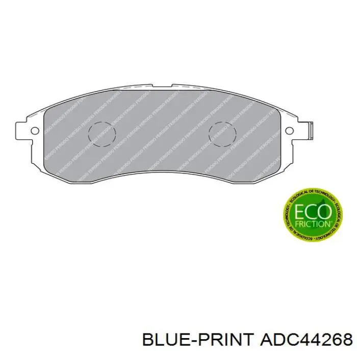 Купити SP1602 Hi-q Колодки гальмівні передні, дискові
