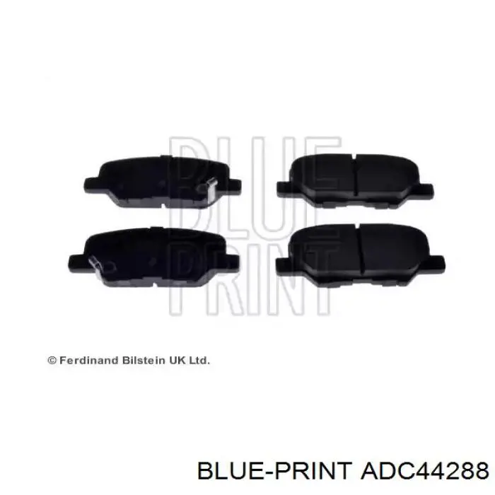 Задні гальмівні колодки Blue Print ADC44288 ціна, від 24.07 USD