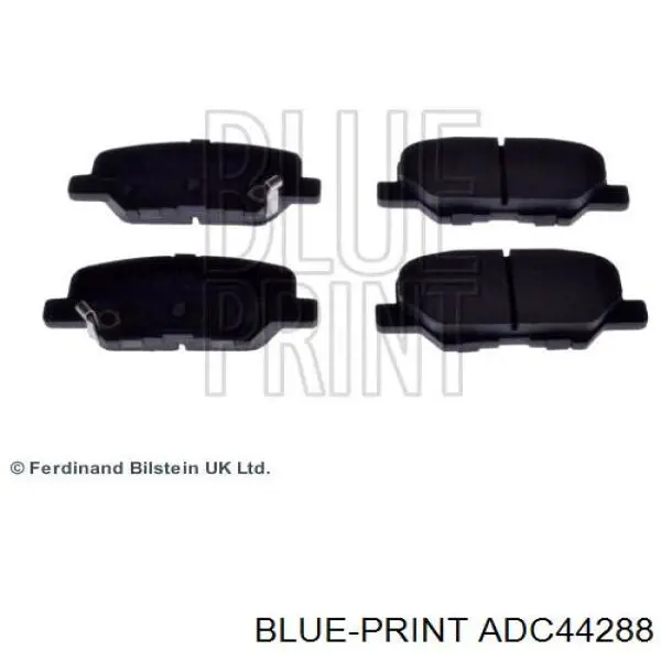 Колодки гальмові задні, дискові ADC44288 Blue Print