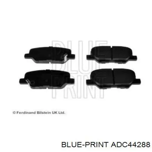 Купити ADC44288 Blue Print Задні колодки