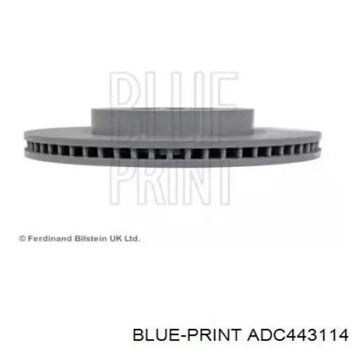 Диск гальмівний передній Blue Print ADC443114