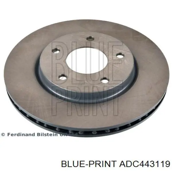 Диск гальмівний передній ADC443119 Blue Print