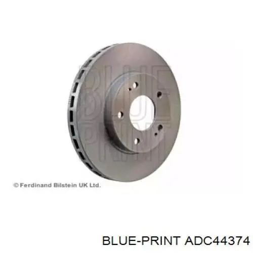 Диск гальмівний передній ADC44374 Blue Print