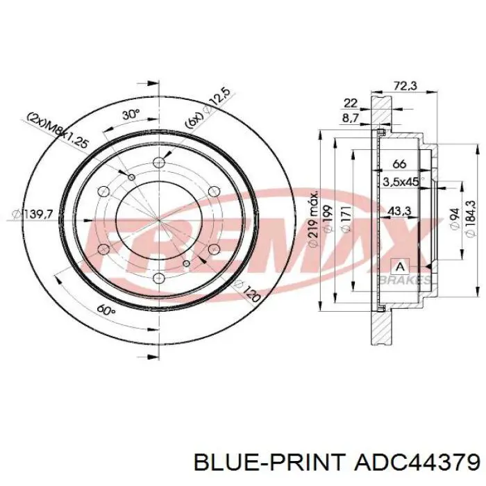 Задні дискові гальма Sangsin SD4307 ціна, від 33.39 USD