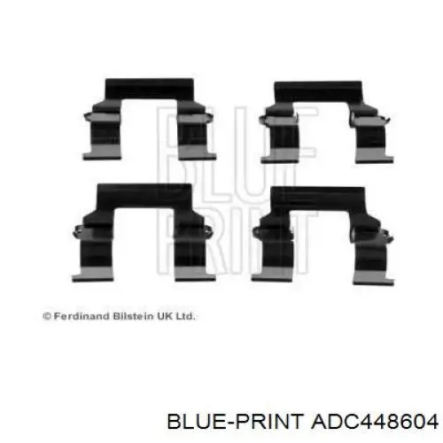 Купити ADC448604 Blue Print Комплект пружинок кріплення дискових колодок, задніх