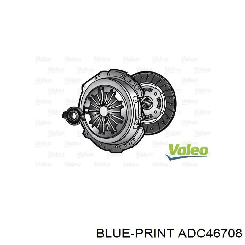 Прокладка клапанної кришки ADC46708 Blue Print