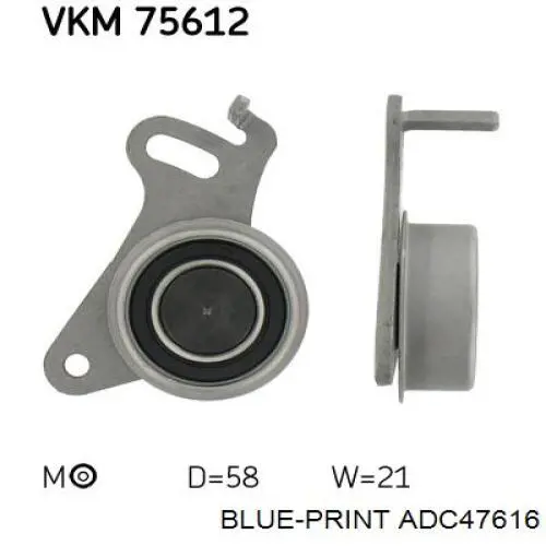 Натягувач ременя балансировочного вала ADC47616 Blue Print