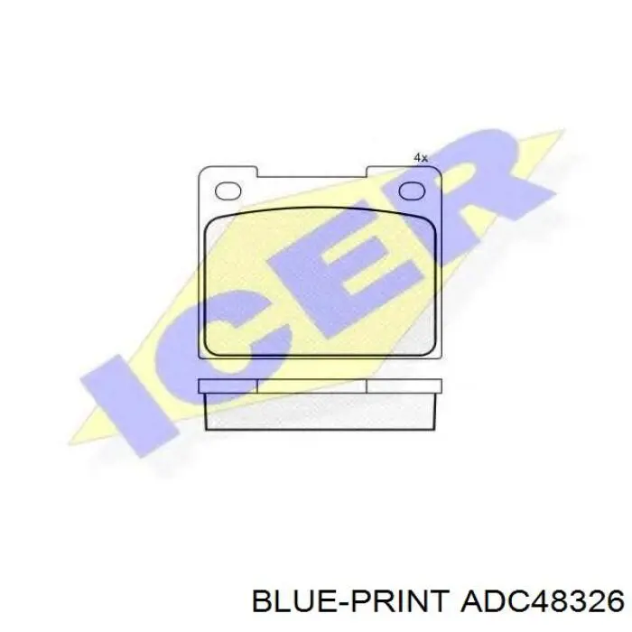 Підшипник маточини задньої Blue Print ADC48326 ціна, від 15.33 USD