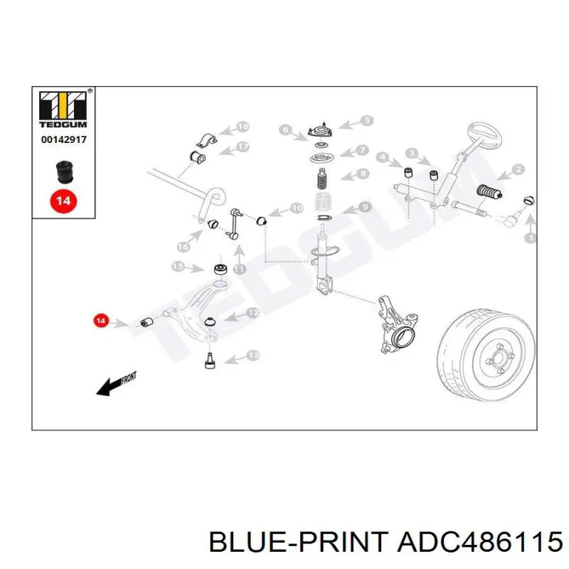 Ходова Blue Print ADC486115