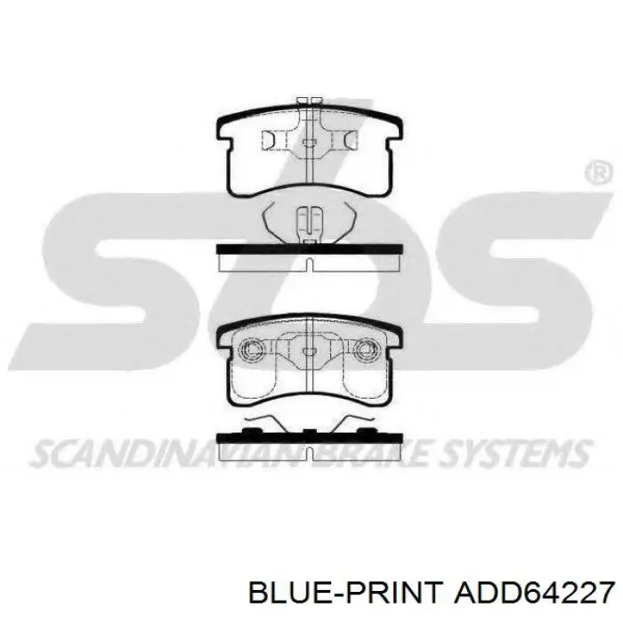 Гальмівні колодки Bosch 0986424642 ціна, від 16.95 USD